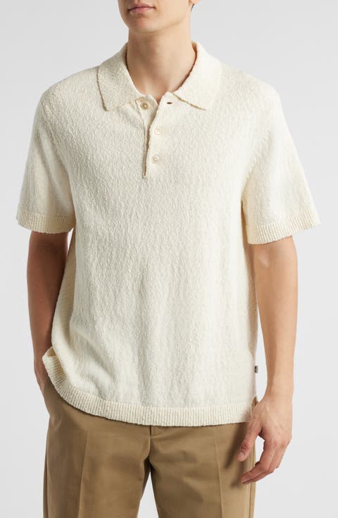 Randy Jacquard Cotton Polo