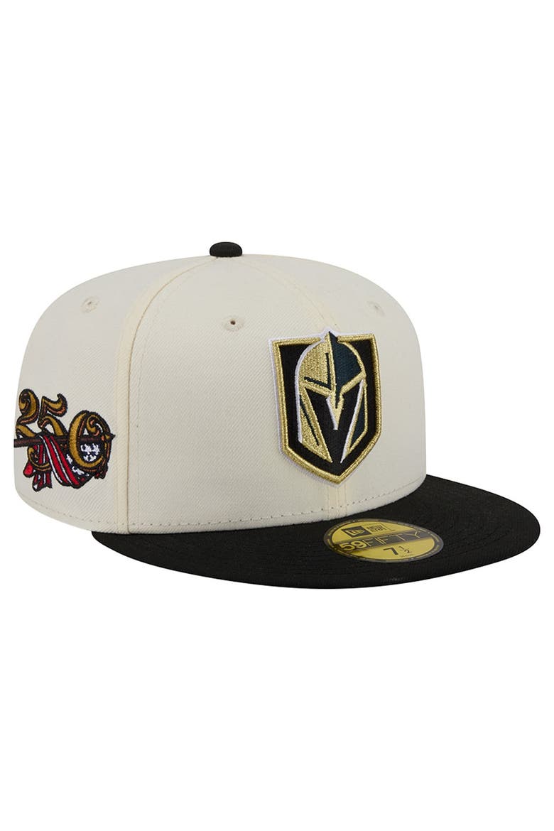 Men's New Era  Cream Vegas Golden Knights 250th Anniversary of the United States Two-Tone 59FIFTY Fitted Hat, Main, color, Cream