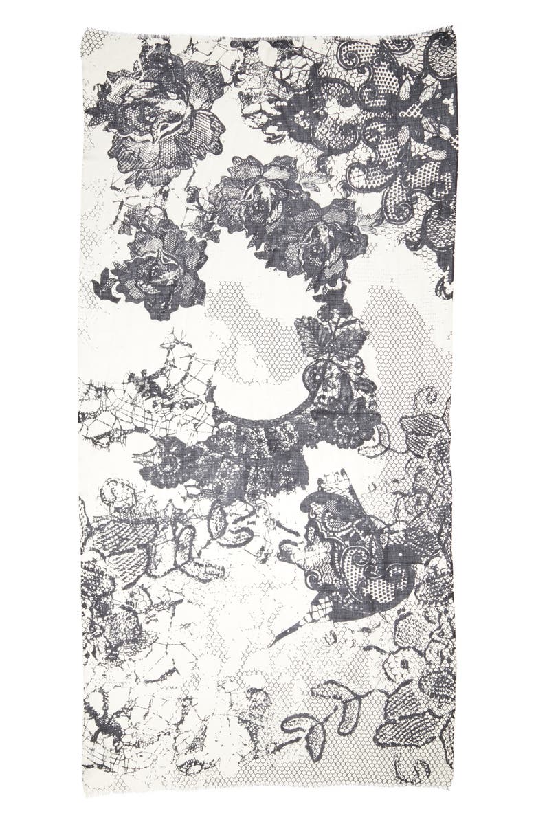 Max Mara Zeo Wool & Silk Scarf, Main, color, 