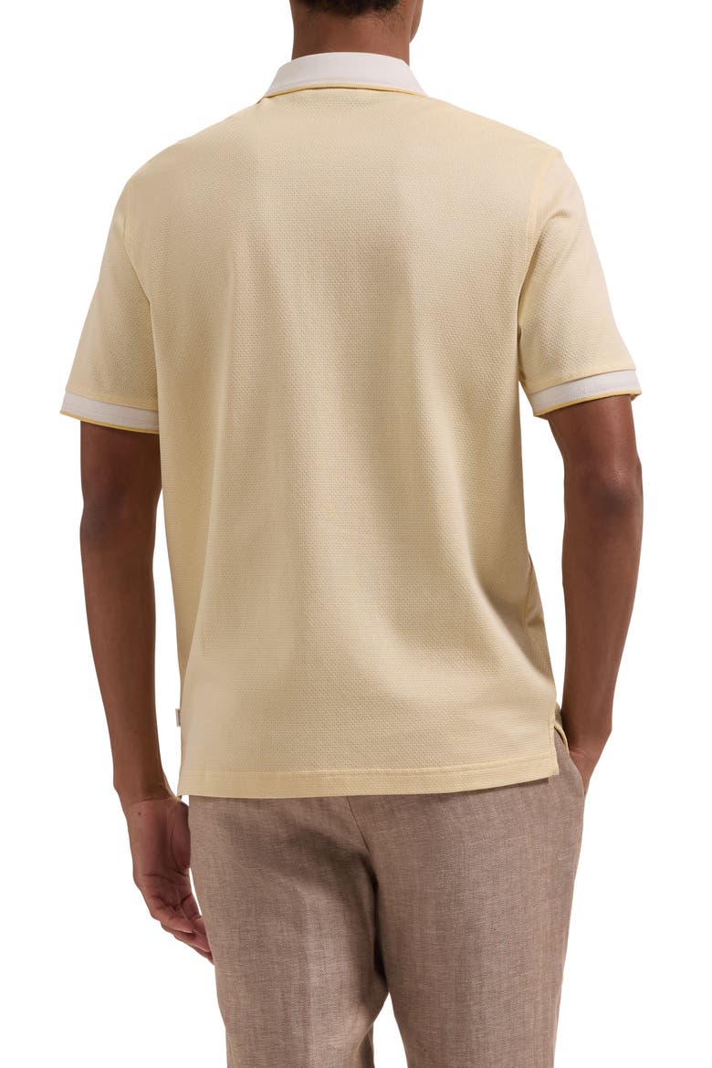 Three Button Cotton Polo, Alternate, color, IVORY