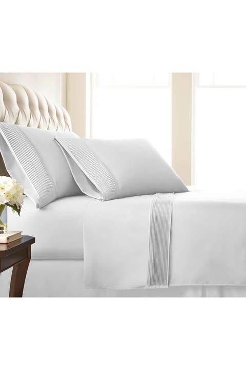 Premium Collection Pleated Extra Deep Pocket Sheet Set