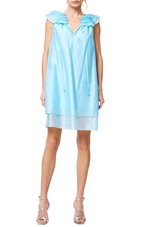 Maliha Tiered Trapeze Minidress