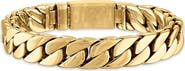 Esquire Men's Double Layer Curb Chain Bracelet