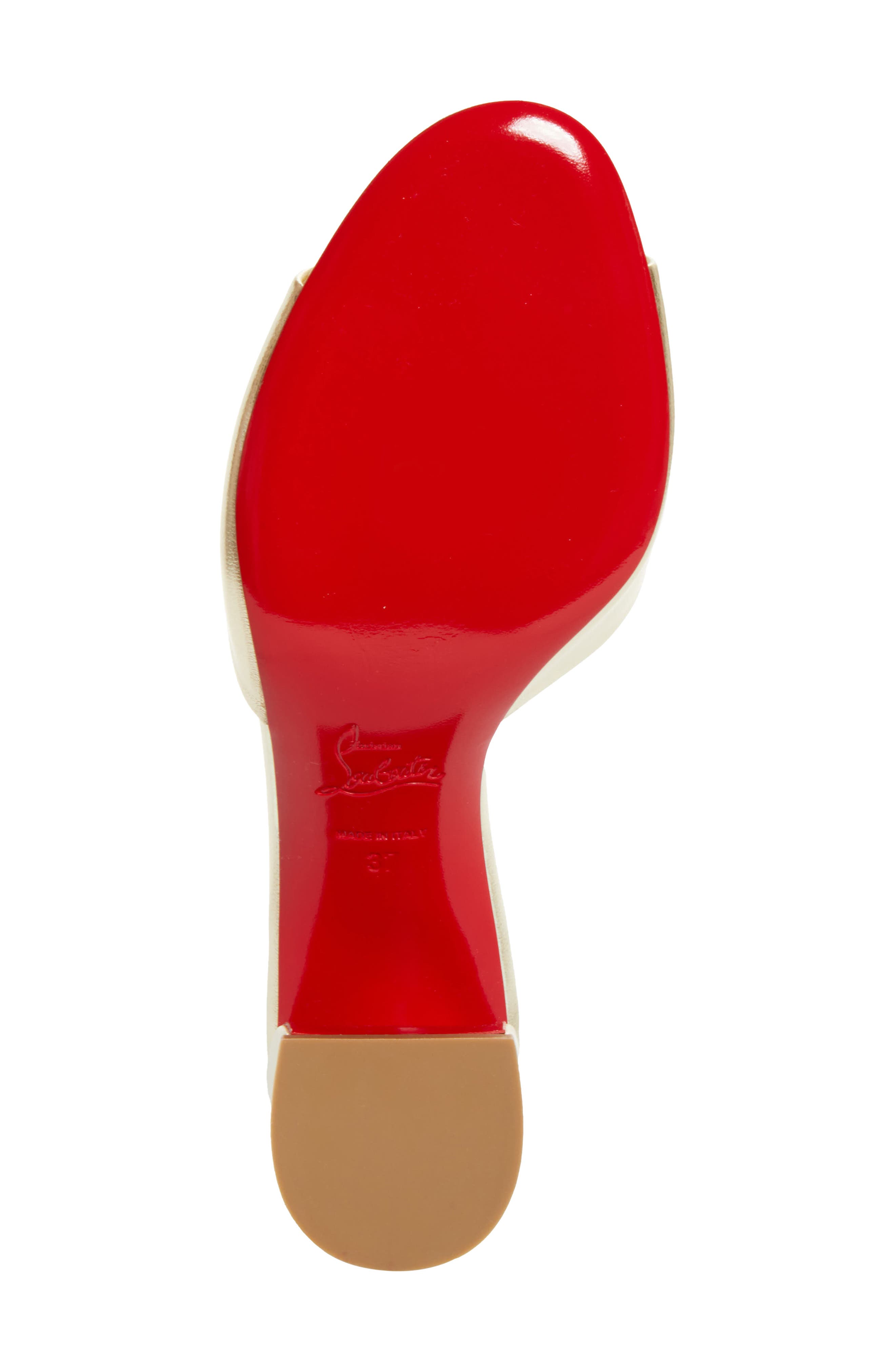 Christian Louboutin Jane Slide Sandal, Alternate, color, Platine/ Platine