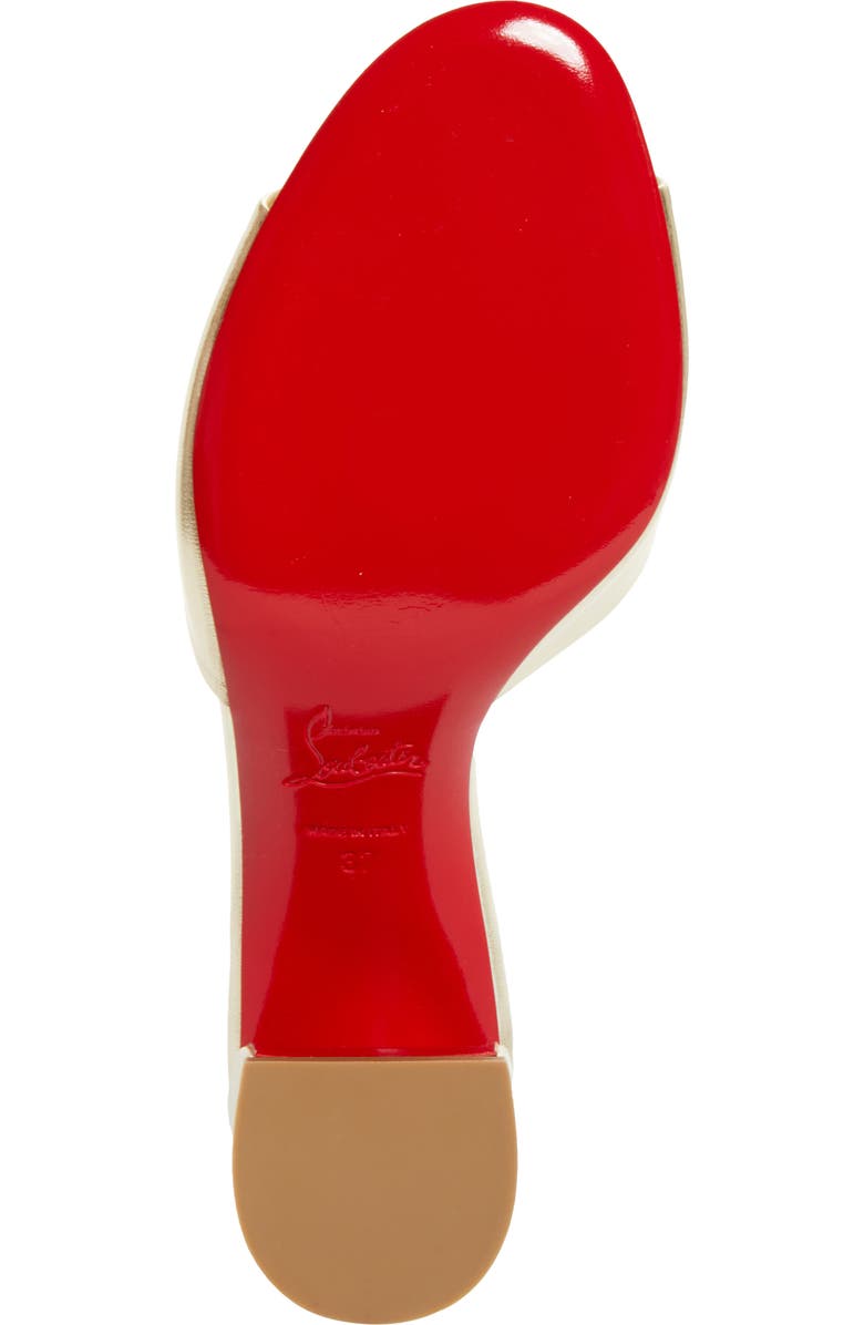 Christian Louboutin Jane Slide Sandal, Alternate, color, Platine/ Platine