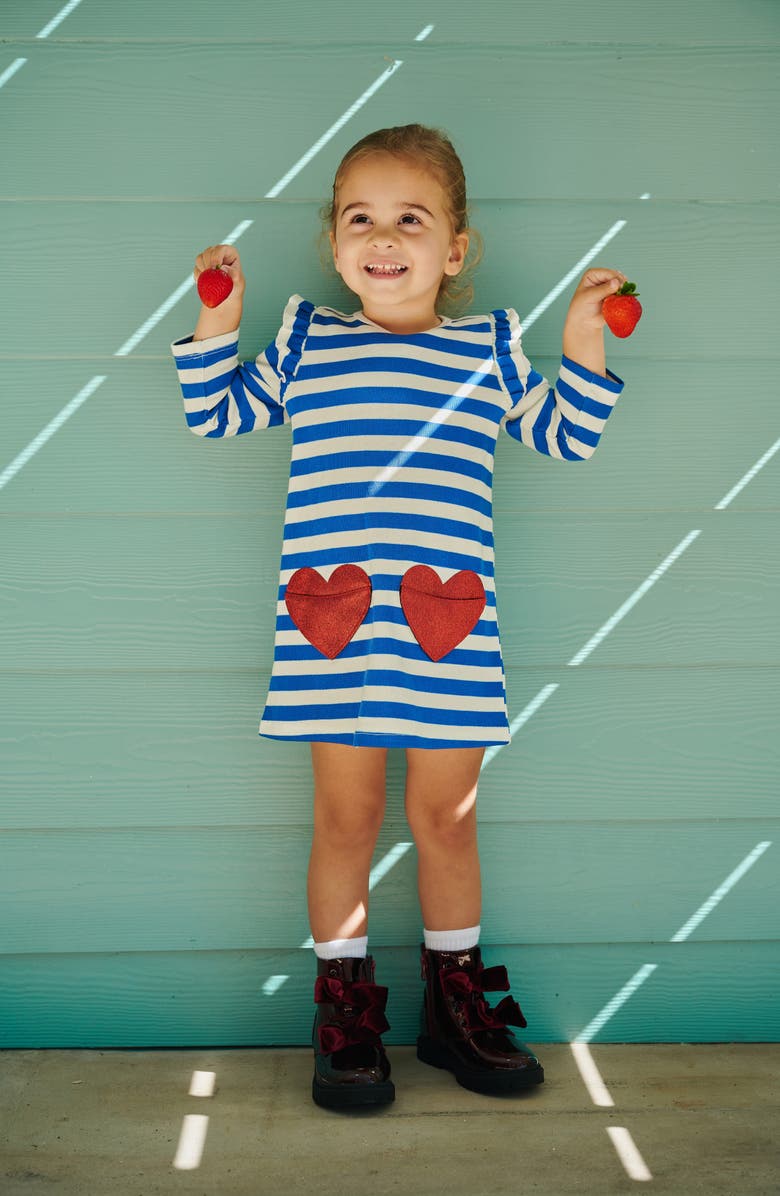 Magnetic Me Kids' Fidget Pocket Long Sleeve Dress, Alternate, color, 