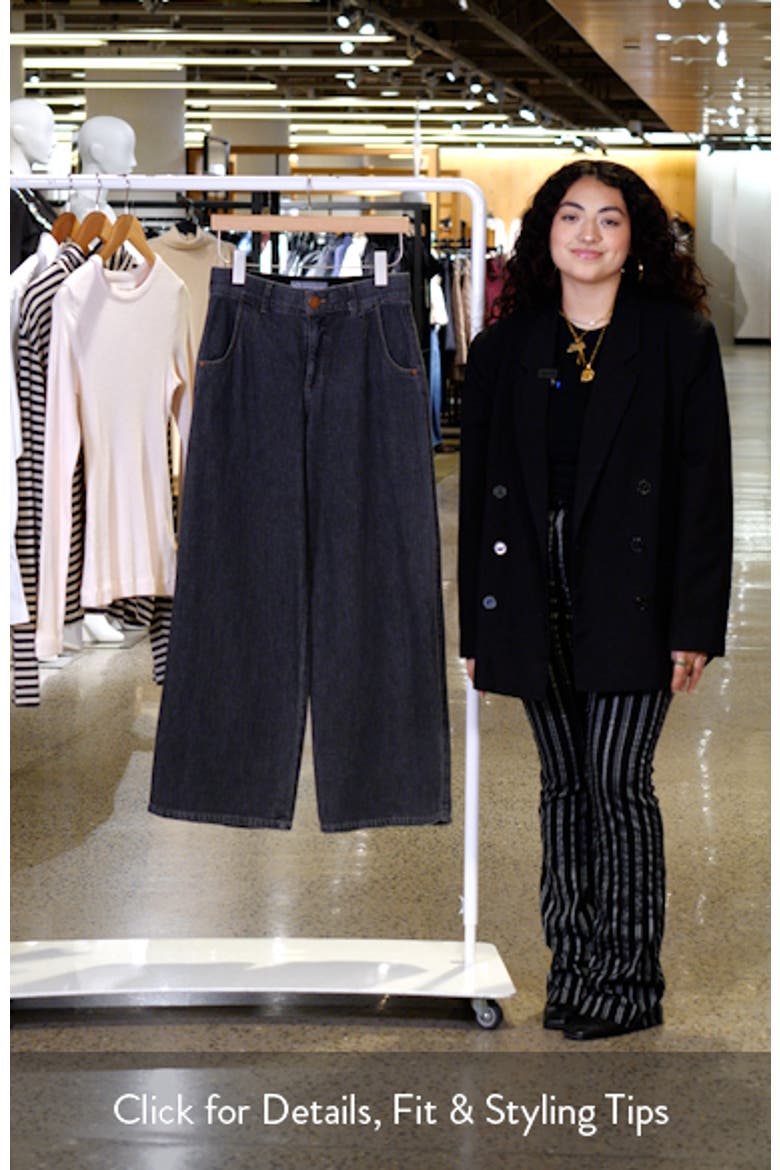 Whitney 'Ab'Solution Skyrise Wide Leg Ankle Jeans video