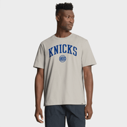 FANATICS Men's Fanatics  Cream New York Knicks Crossover Collection Pull Up Jumper Shot Premium T-Shirt