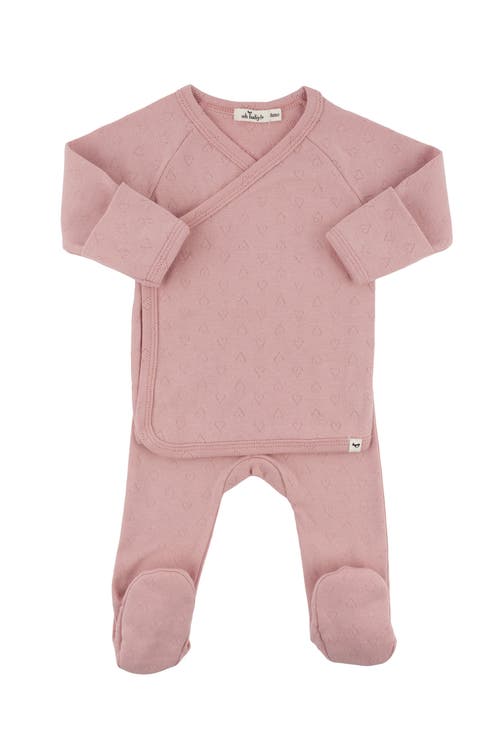 Oh Baby ! Hearts Pointelle Kimono Set