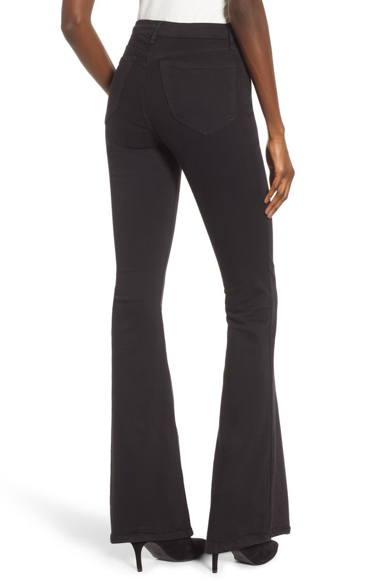 Topshop Jamie Flare Leg Jeans, Alternate, color, 