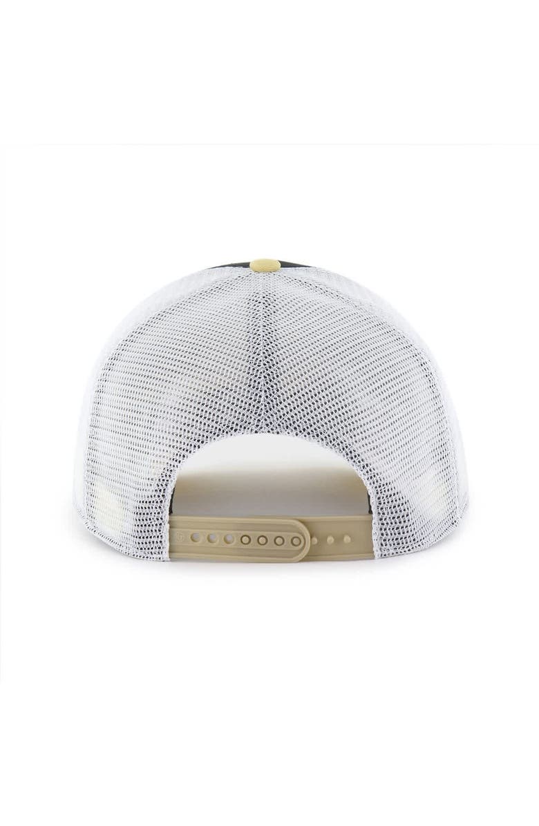 '47 Youth '47 Black/Gold Purdue Boilermakers Super Stripe Hitch Adjustable Trucker Hat, Alternate, color, Black