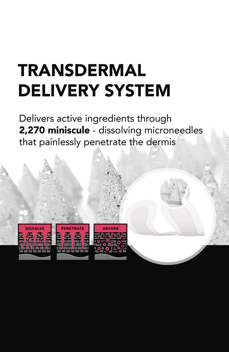 FOREO FAQ Microneedling Anti-Wrinkle Hyaluronic Acid Patches for Under Eyes, Alternate, color, 