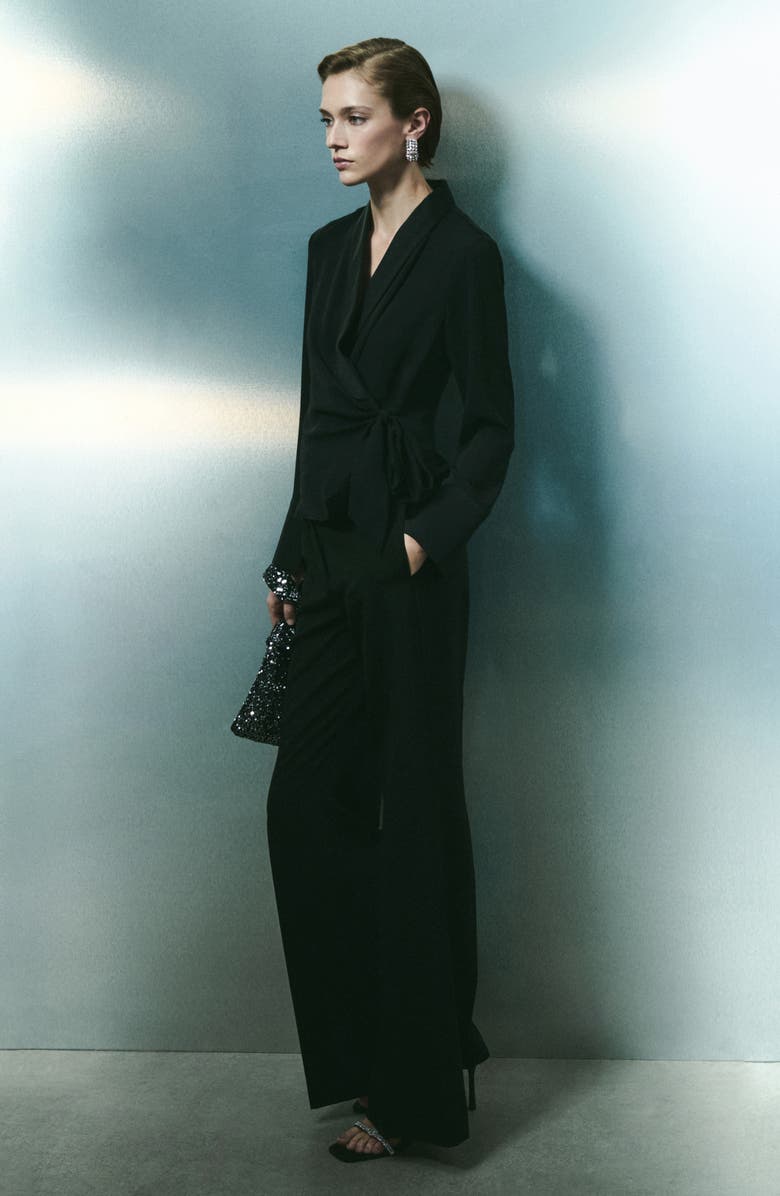 MANGO Side Tie Top, Alternate, color, 