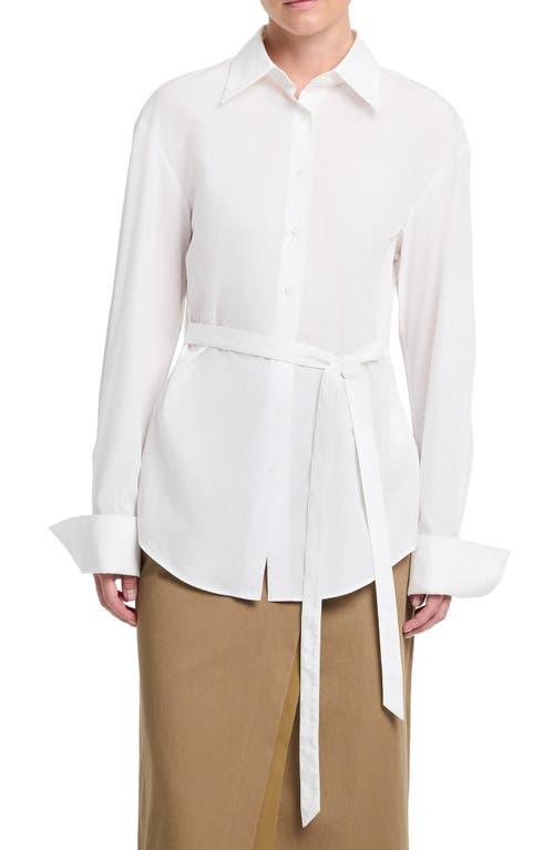 Twp The Night We Met Cotton Shirt In White
