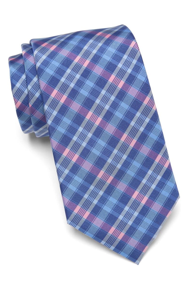 Nautica Newport Plaid Tie, Main, color, 