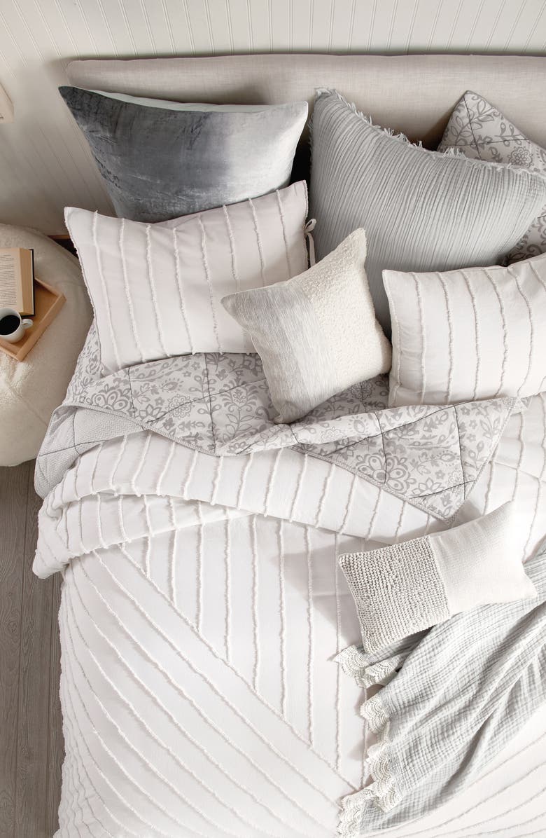 Peri Home Linear Loop Comforter & Sham Set, Alternate, color,