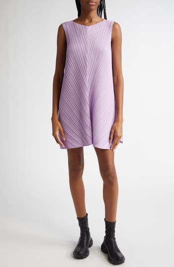 Pleats Please Issey Miyake Mellow Pleated A-Line Dress | Nordstrom