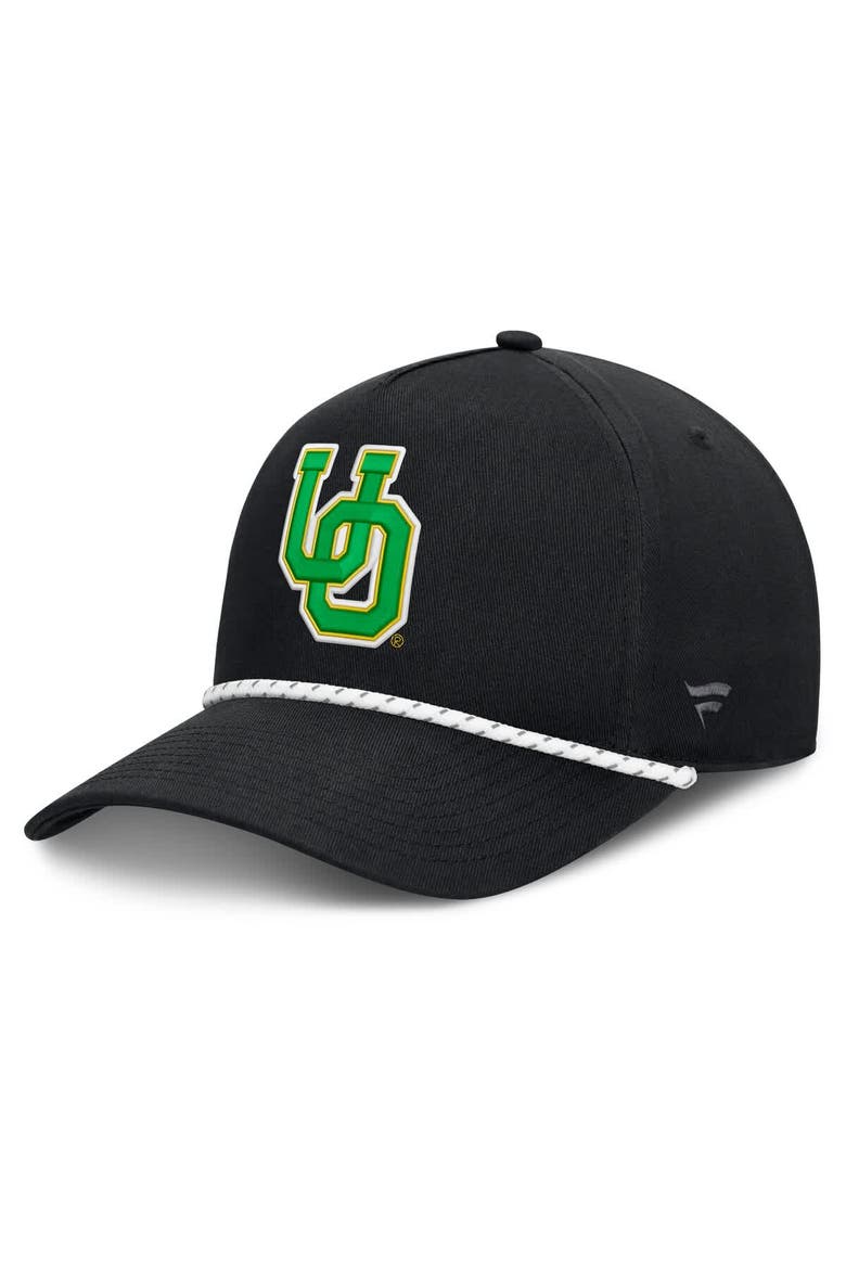 Men's Fanatics  Black Oregon Ducks Undertone Rope Adjustable Hat, Main, color, Black