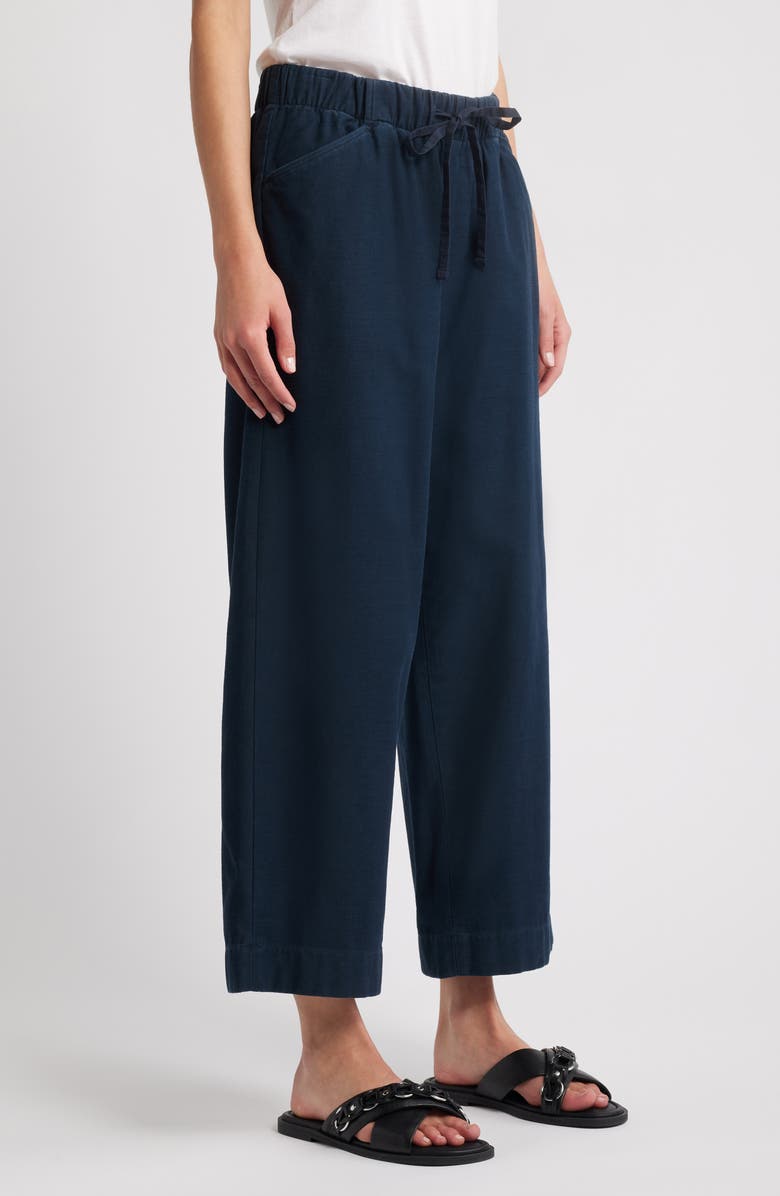 rag & bone Cleo Wide Leg Cotton Drawstring Pants, Alternate, color, Sal