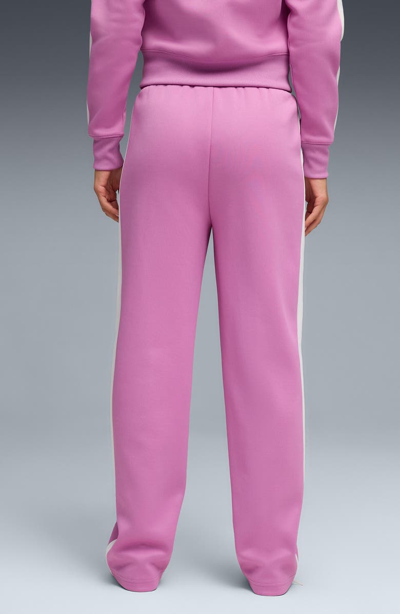 PUMA T7 Always On Straight Leg Track Pants, Alternate, color, Mauve Pop