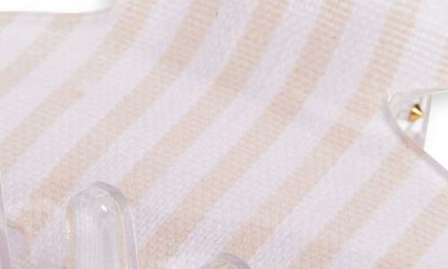 France Luxe Couture Stripe Small Claw Clip In Pink
