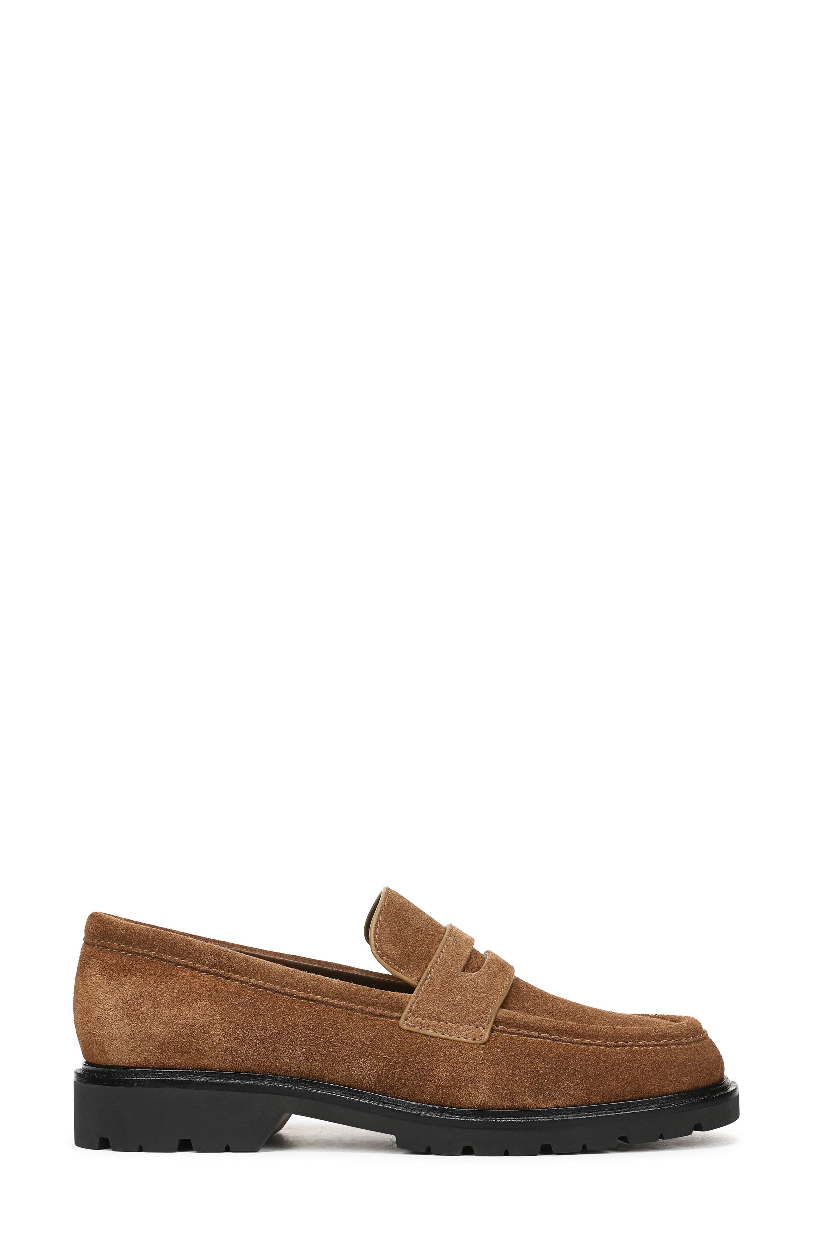 Vince Siena Lugged Penny Loafer, Alternate, color, Elmwood