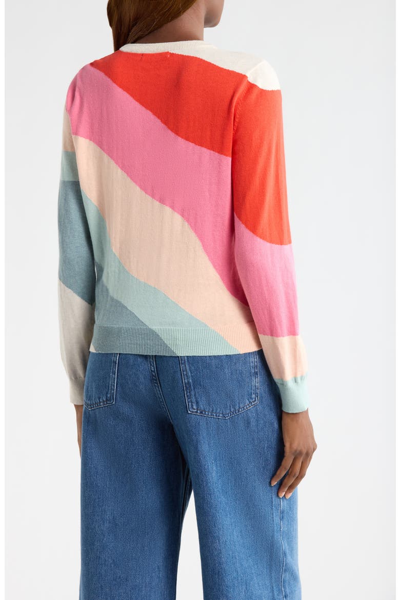 Wave Block Icon Cotton Sweater, Alternate, color, WAVE
