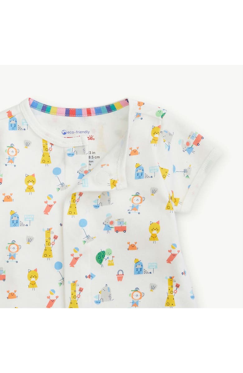 Magnetic Me Seaside Sand Squad Organic Cotton Magnetic Romper, Alternate, color, 