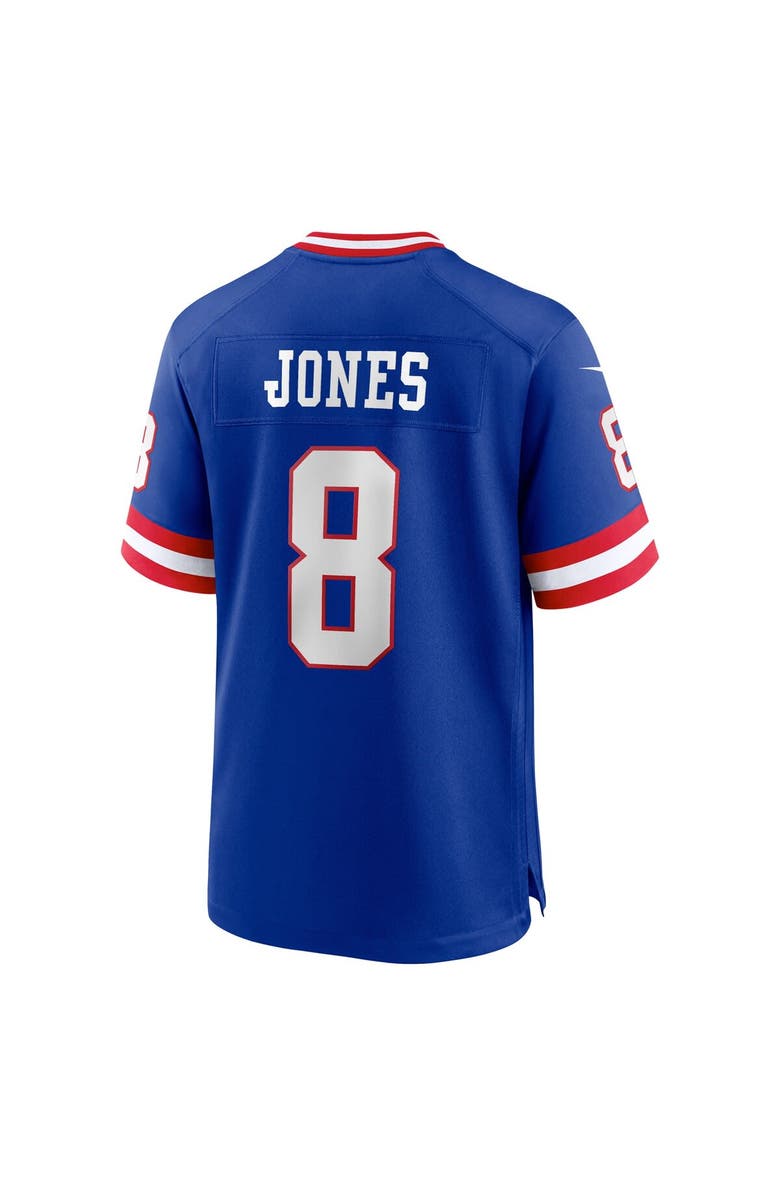 Nike Men's Nike Daniel Jones Royal New York Giants Classic Player Game Jersey, Alternate, color, 