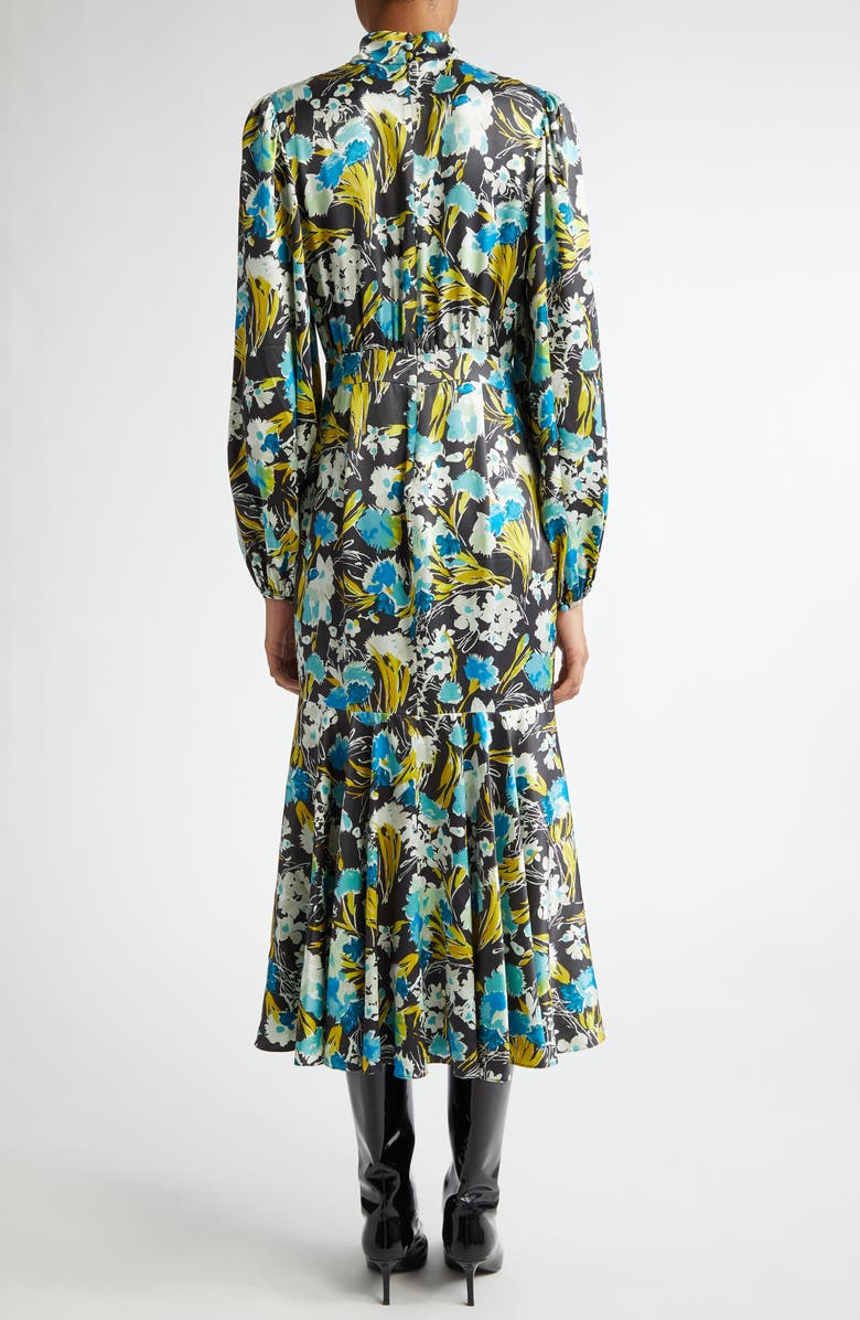 Cinq à Sept Molly Tossed Floral Long Sleeve Dress, Alternate, color, 