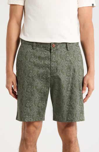 Rich Palms Tropical Print Shorts