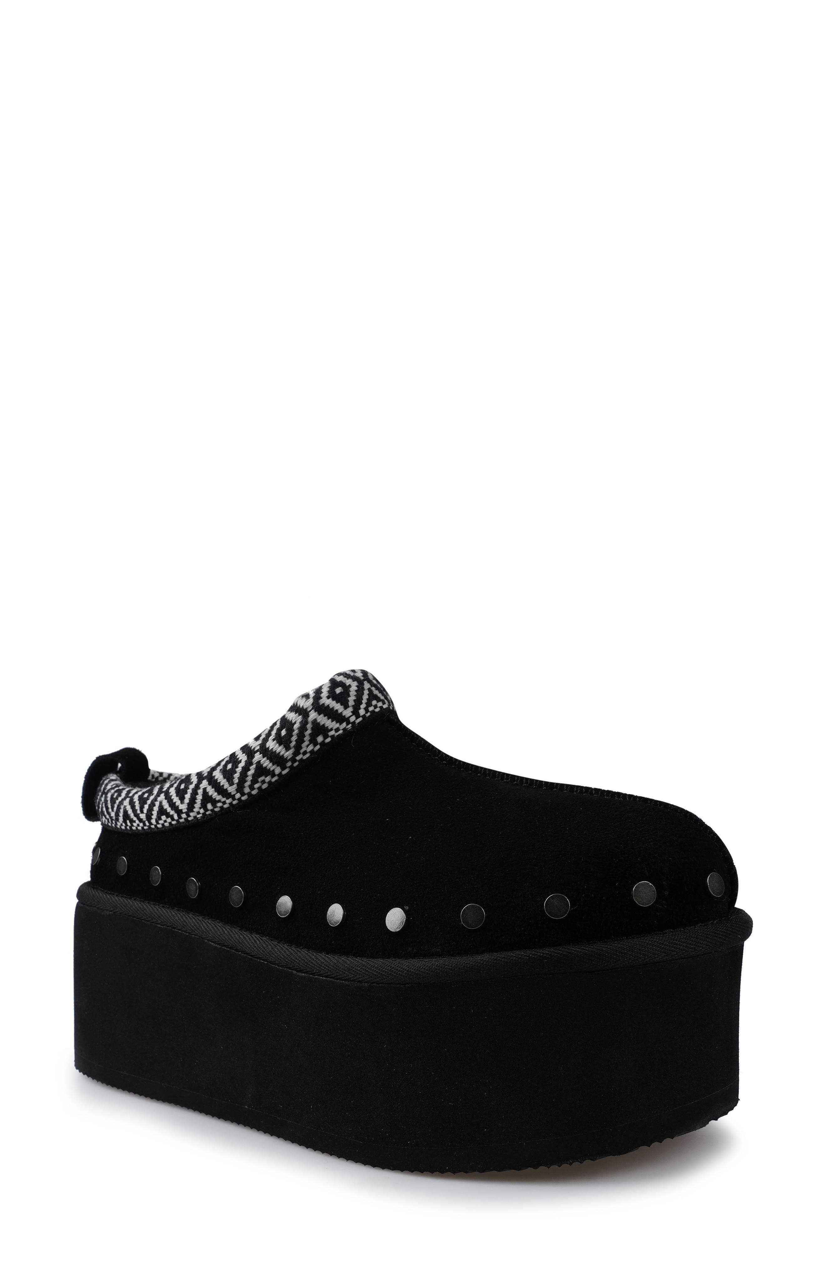 Candie's Salina Platform Clog, Main, color, Black