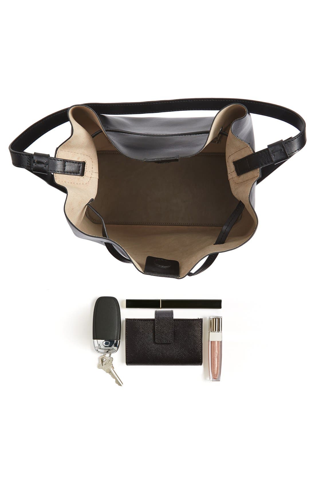 LODIS Los Angeles Lodis Large Halina Leather Bucket Bag, Alternate, color, 