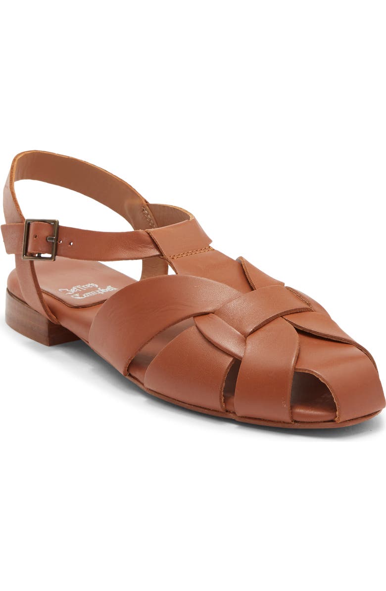Jeffrey Campbell Spinz Fisherman Sandal, Main, color, Tan