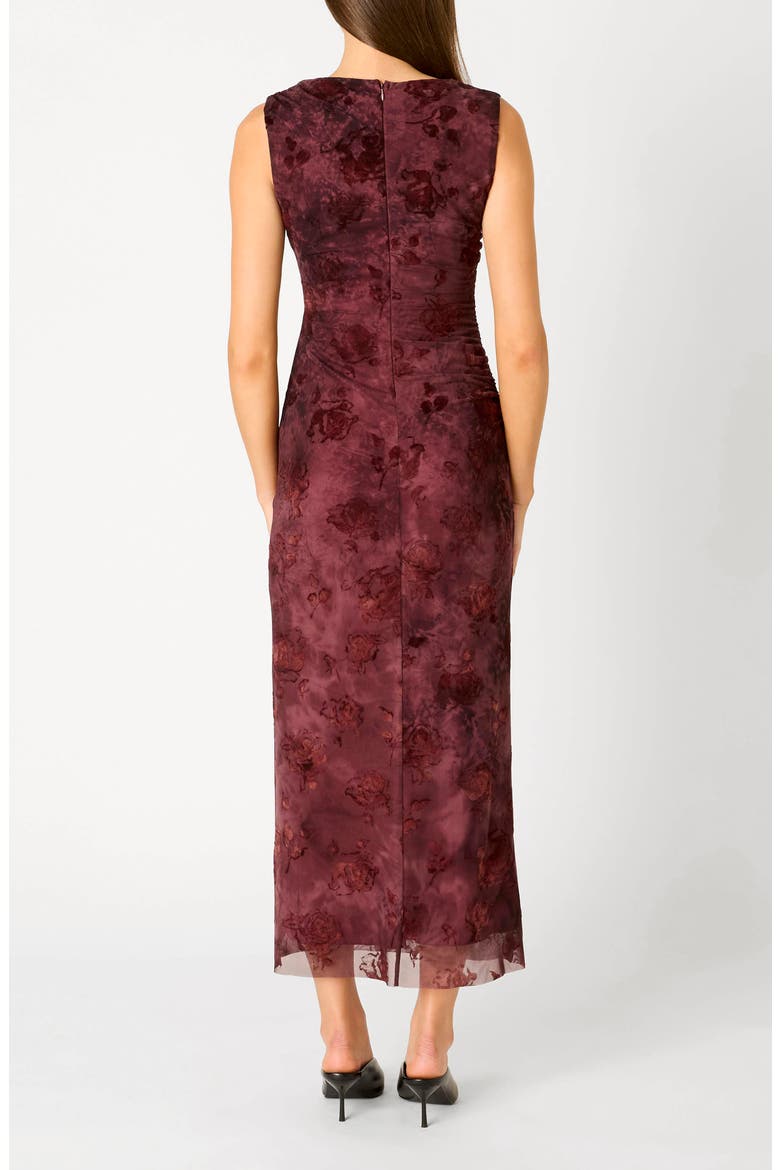 Reese Sleeveless Maxi Dress, Alternate, color, BERRY