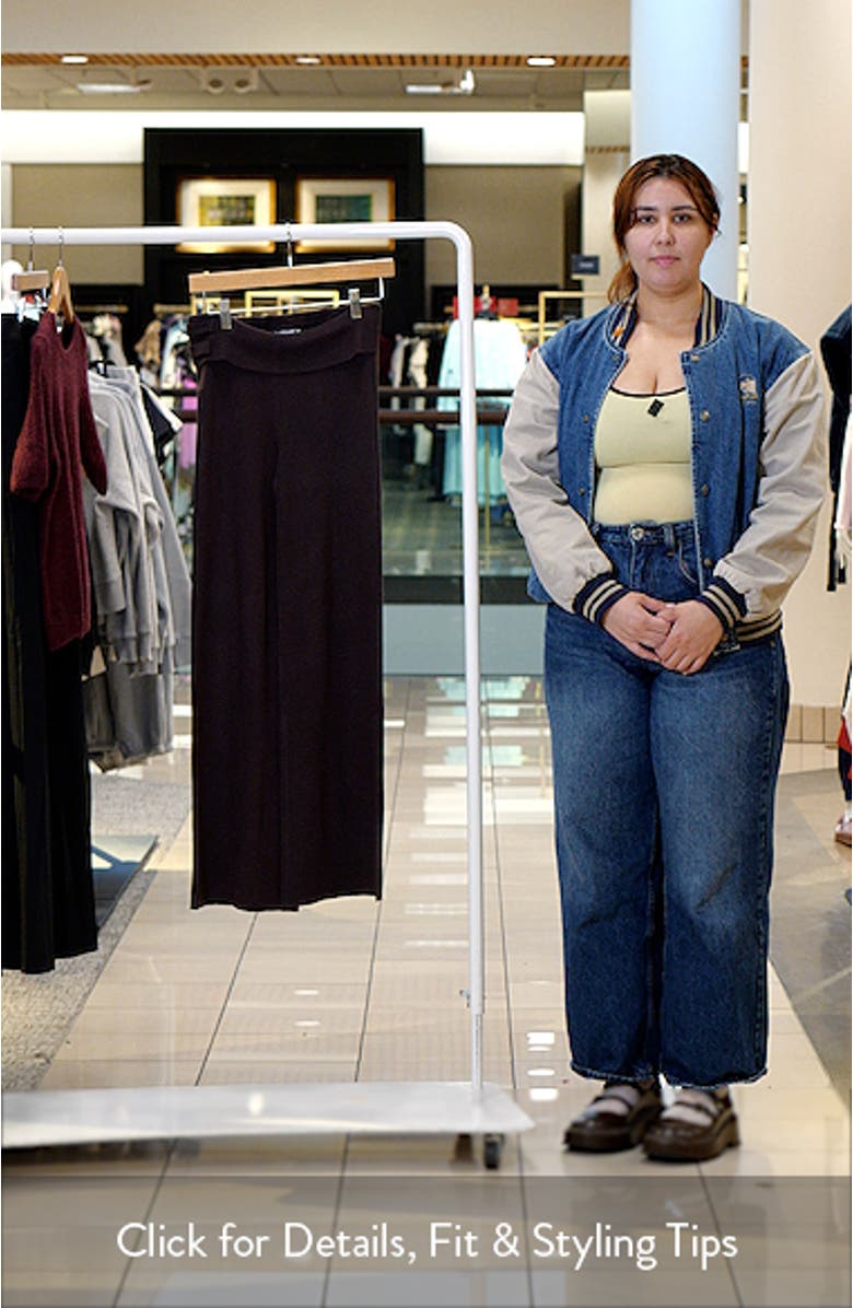 Try Me Wide Leg Knit Pants, sales video thumbnail