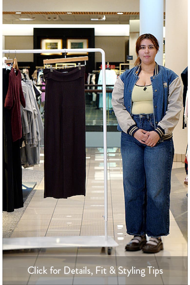 Try Me Wide Leg Knit Pants video