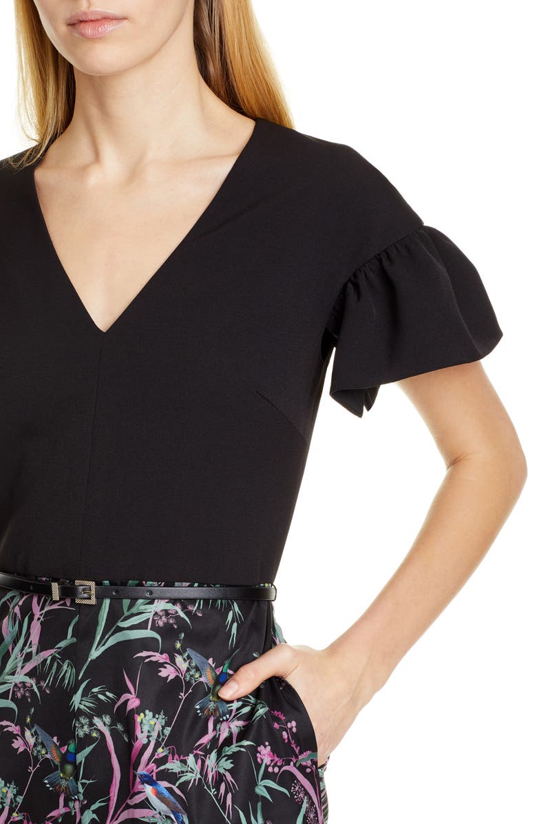 Ted Baker London Darcyy Fortune Culotte Jumpsuit, Alternate, color, 