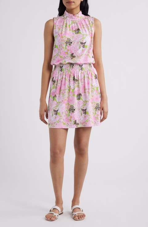 Serah Smocked Waist Blouson Dress