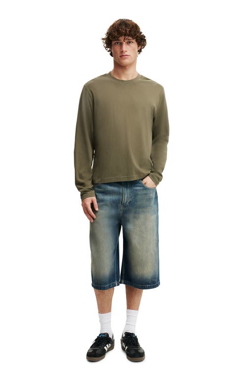 Cotton On Cropped Fit Long Sleeve In Green