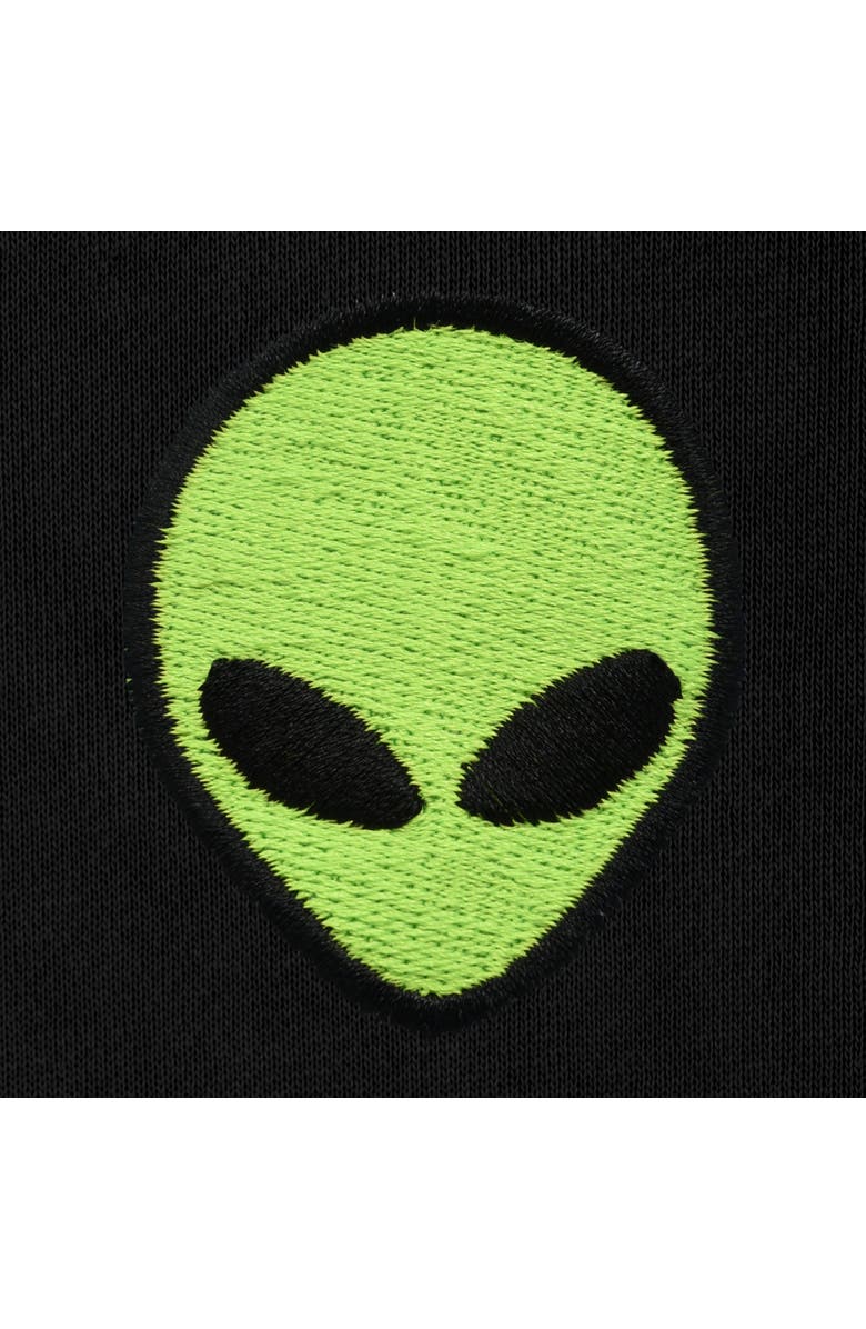 Dalix Alien Midweight Relaxed Hoodie, Alternate, color, Black