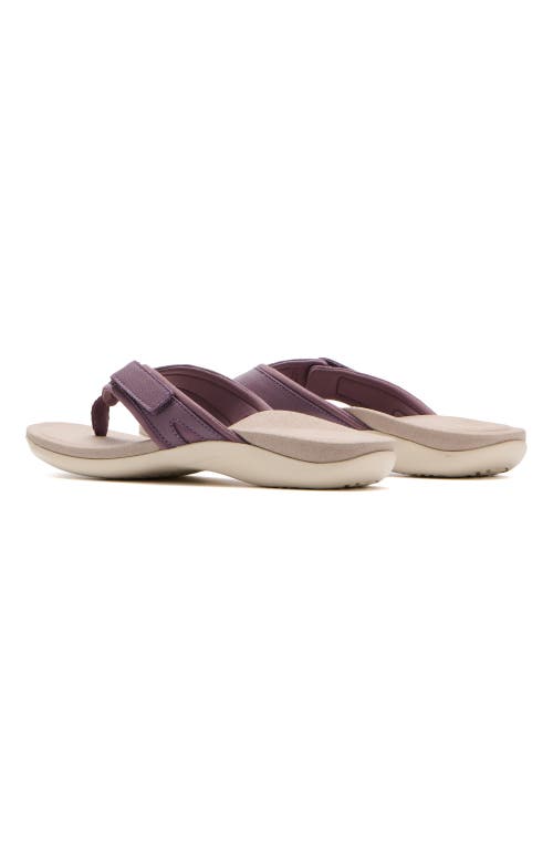 Abeo Oasis Sport Flip Flop In Purple - Regular