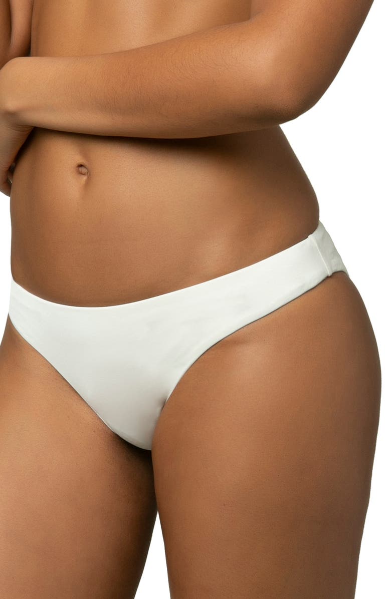 O'Neill Saltwater Solids Rockley Bikini Bottoms, Main, color, Vanilla