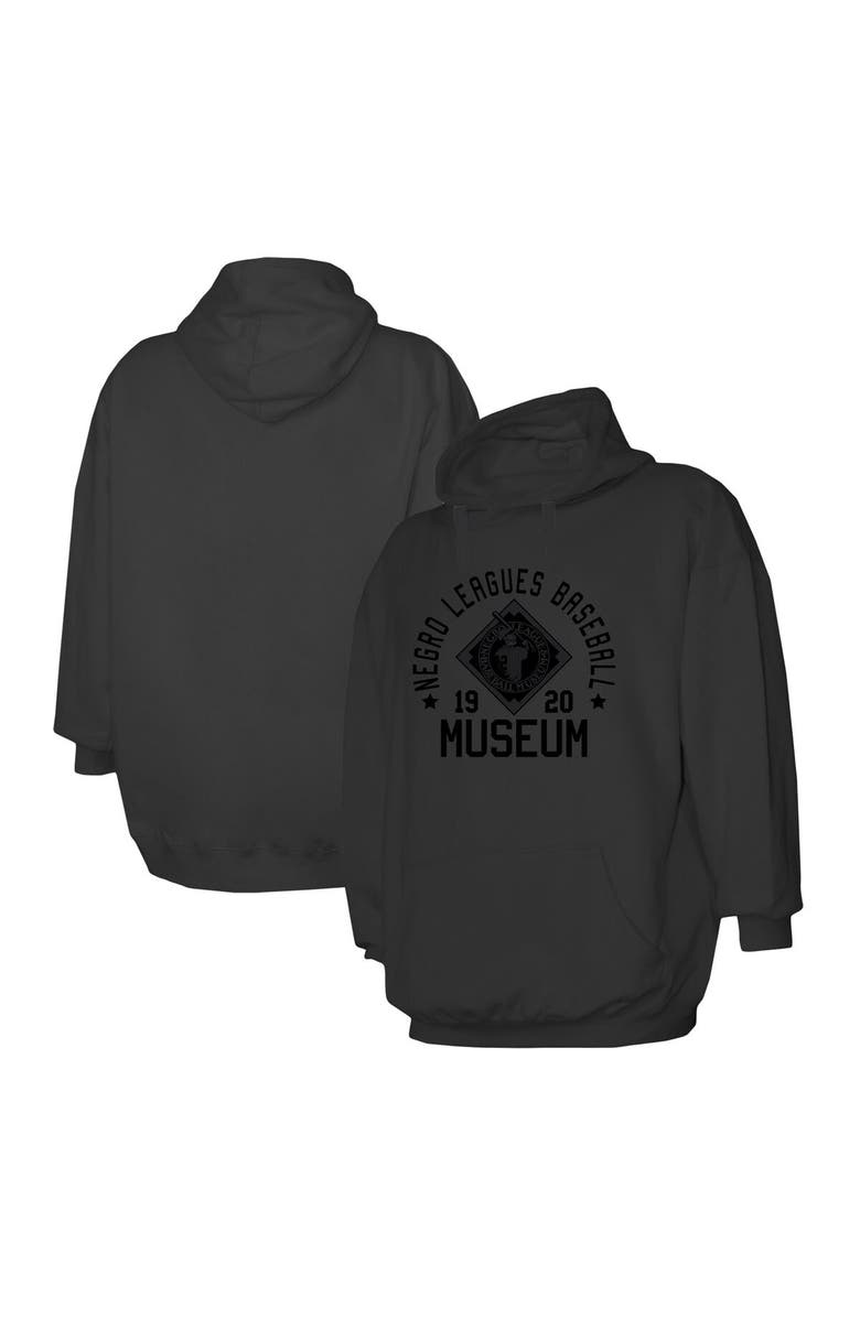 STITCHES Men's Stitches Black Negro Leagues Baseball Museum Pullover Hoodie, Main, color, Black