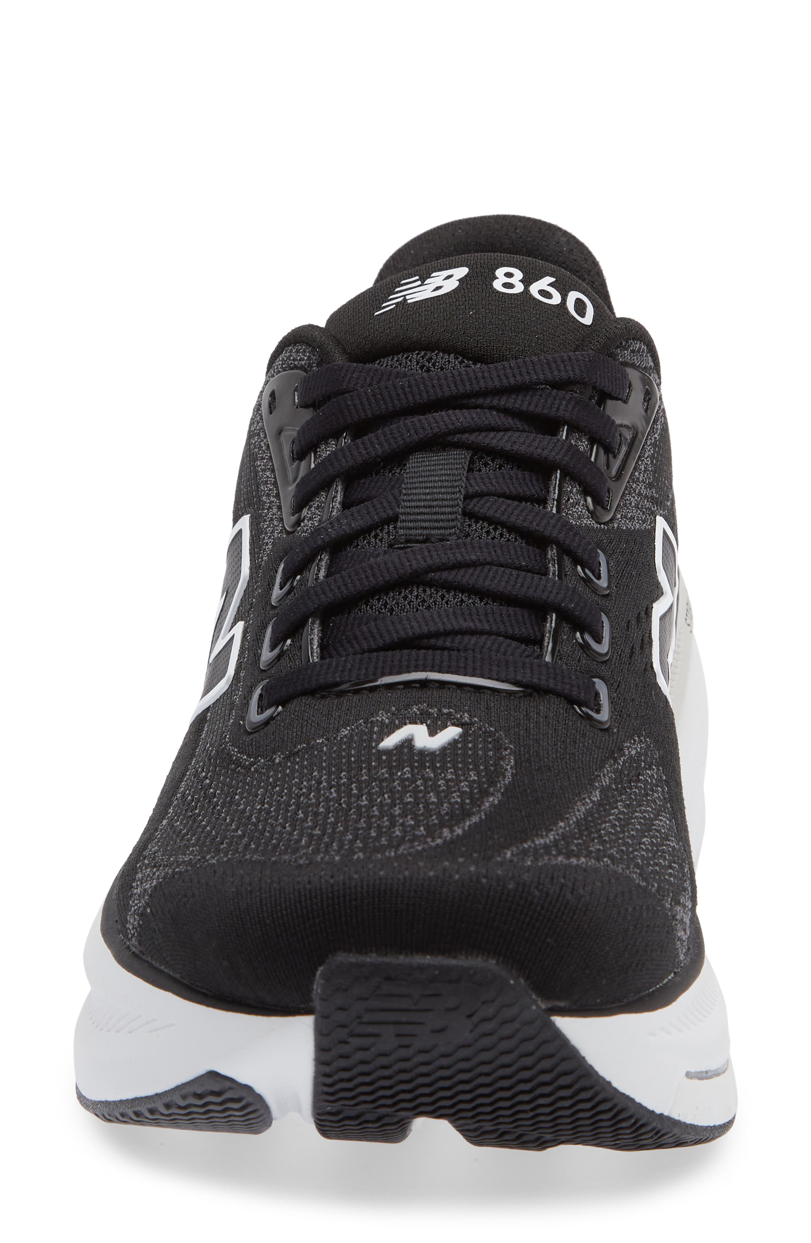 New Balance Fresh Foam X 860 v15 Running Shoe, Alternate, color, Black/Nb 103 White