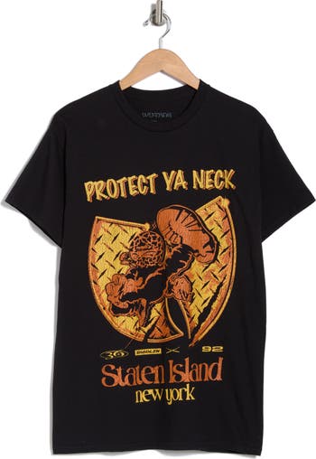 【Raucohouse】Wu tang clan printing over t-shirt Trade | Wu-Tang Clan Members Head Artwork Shirt | 36-2025