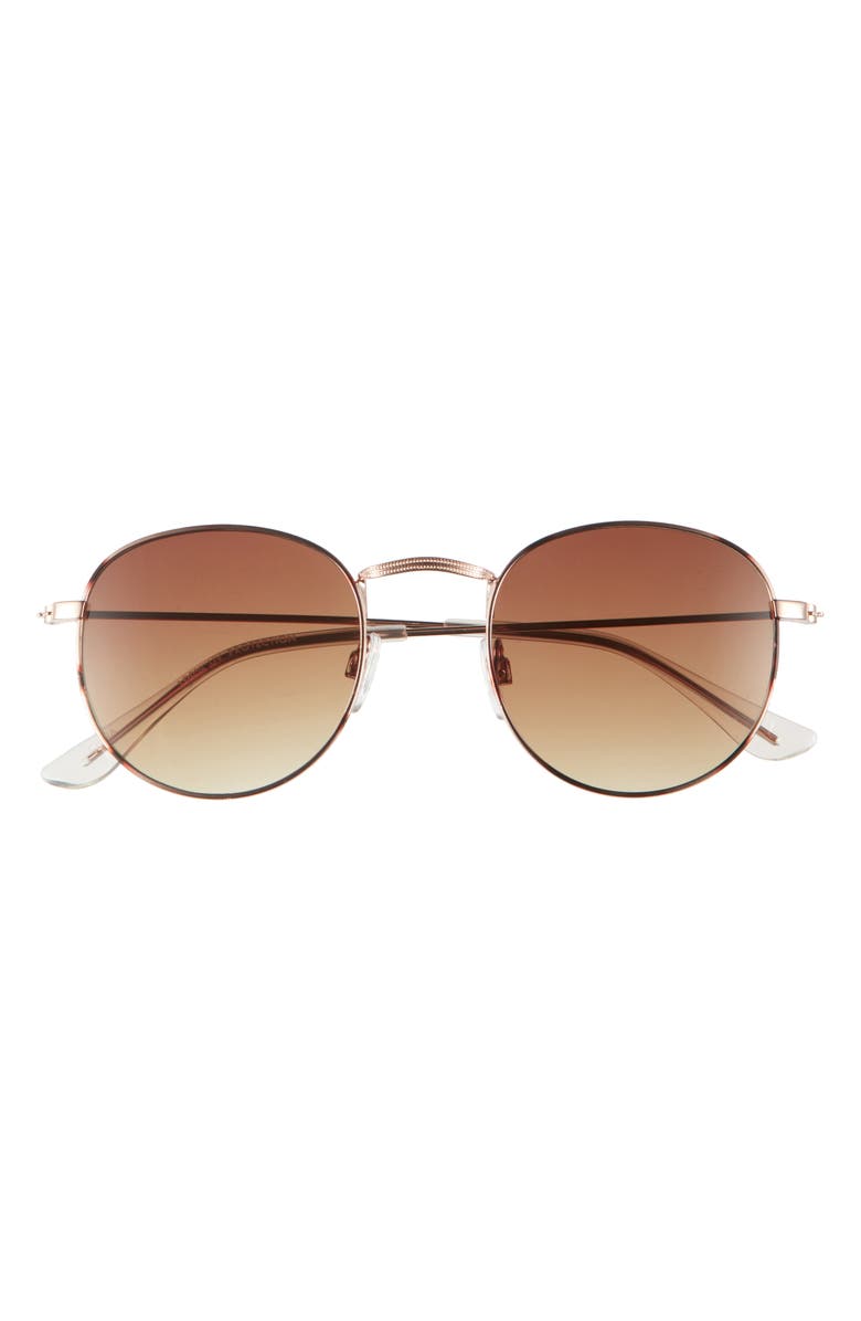 BP. 48mm Round Metal Sunglasses, Main, color, 