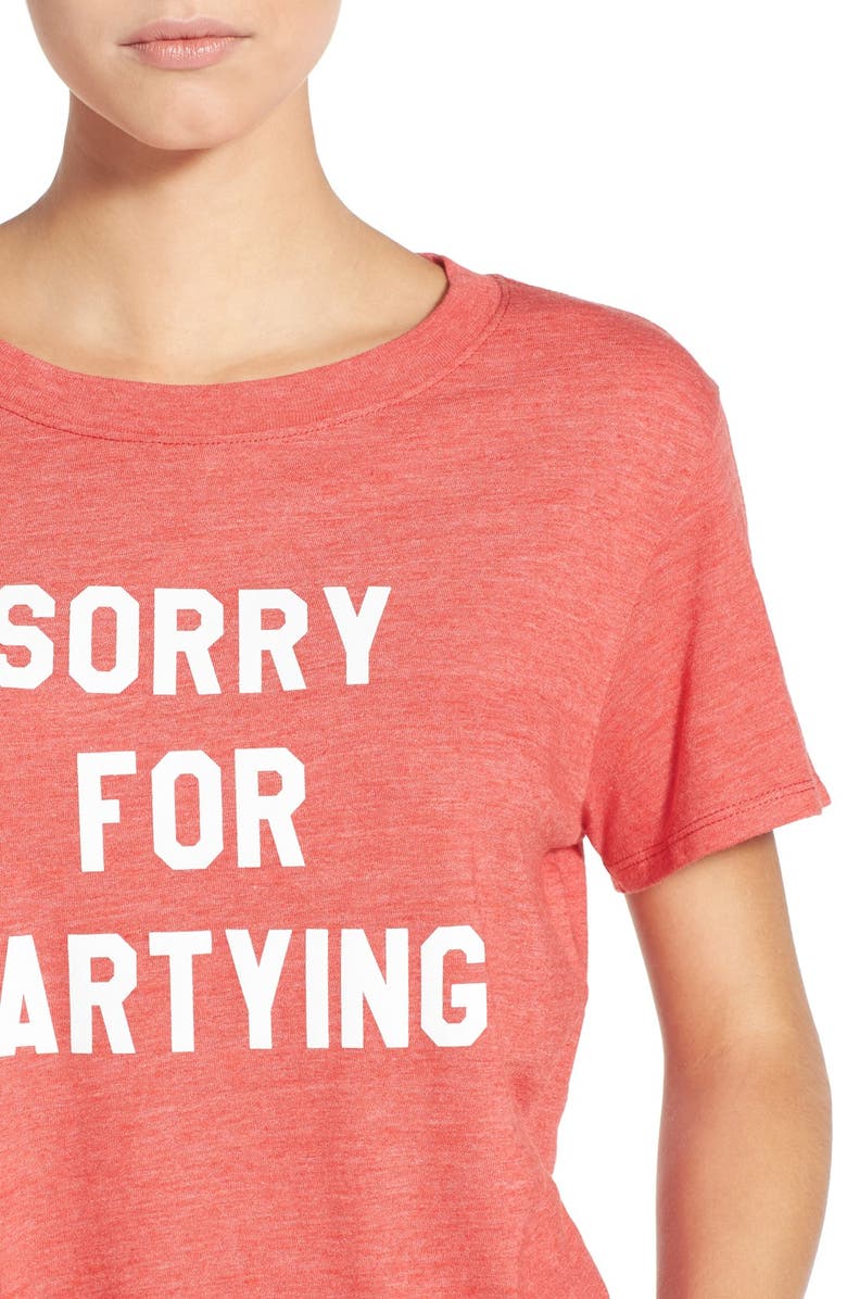 Sub_Urban Riot 'Sorry for Partying' Graphic Tee, Alternate, color,