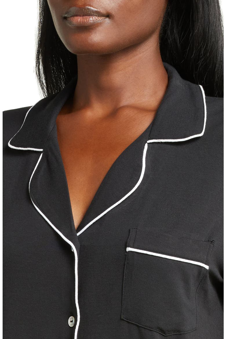 Women's Lenon Pajamas, Alternate, color, BLACK