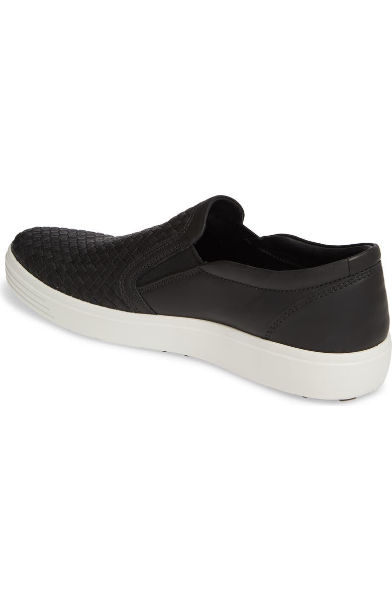 ECCO Soft 7 Plaited Slip-On Sneaker, Alternate, color,